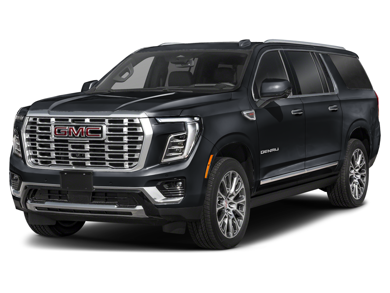 2026 GMC Yukon XL Denali in Onyx Black — front three-quarter view