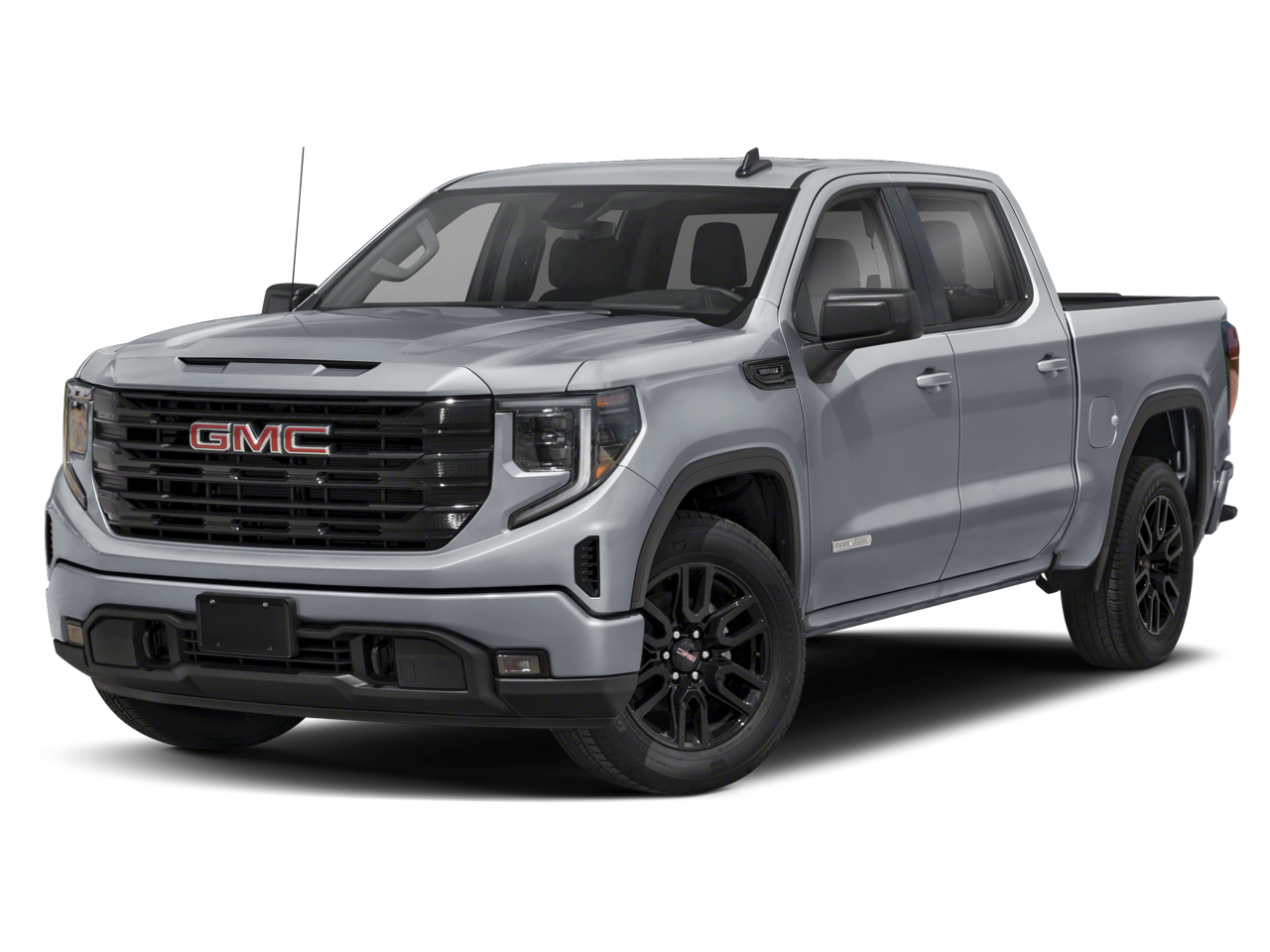2026 GMC Sierra 1500 Elevation in Sterling Metallic — front three-quarter view