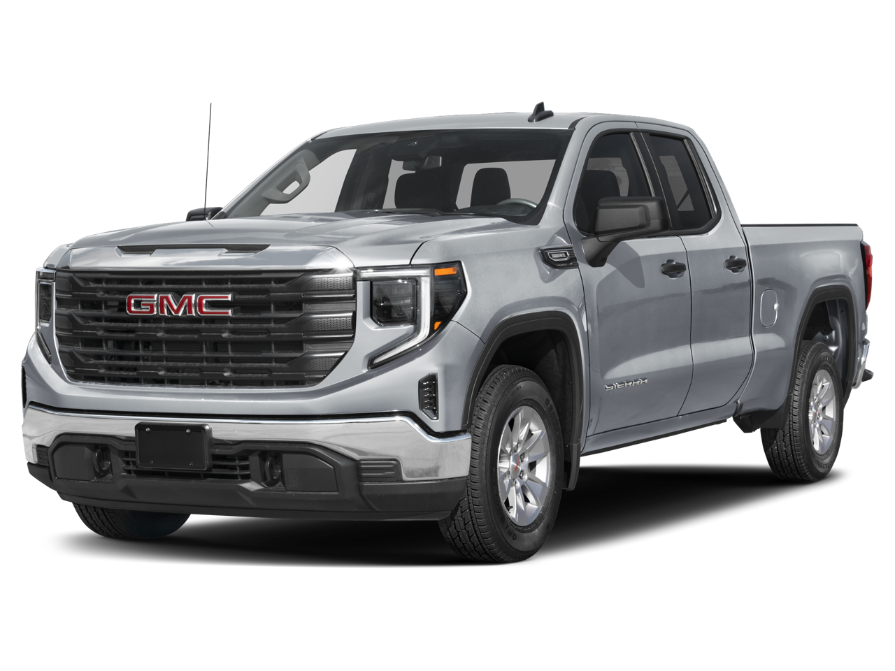 2026 GMC Sierra 1500 Elevation in Sterling Metallic — front three-quarter view