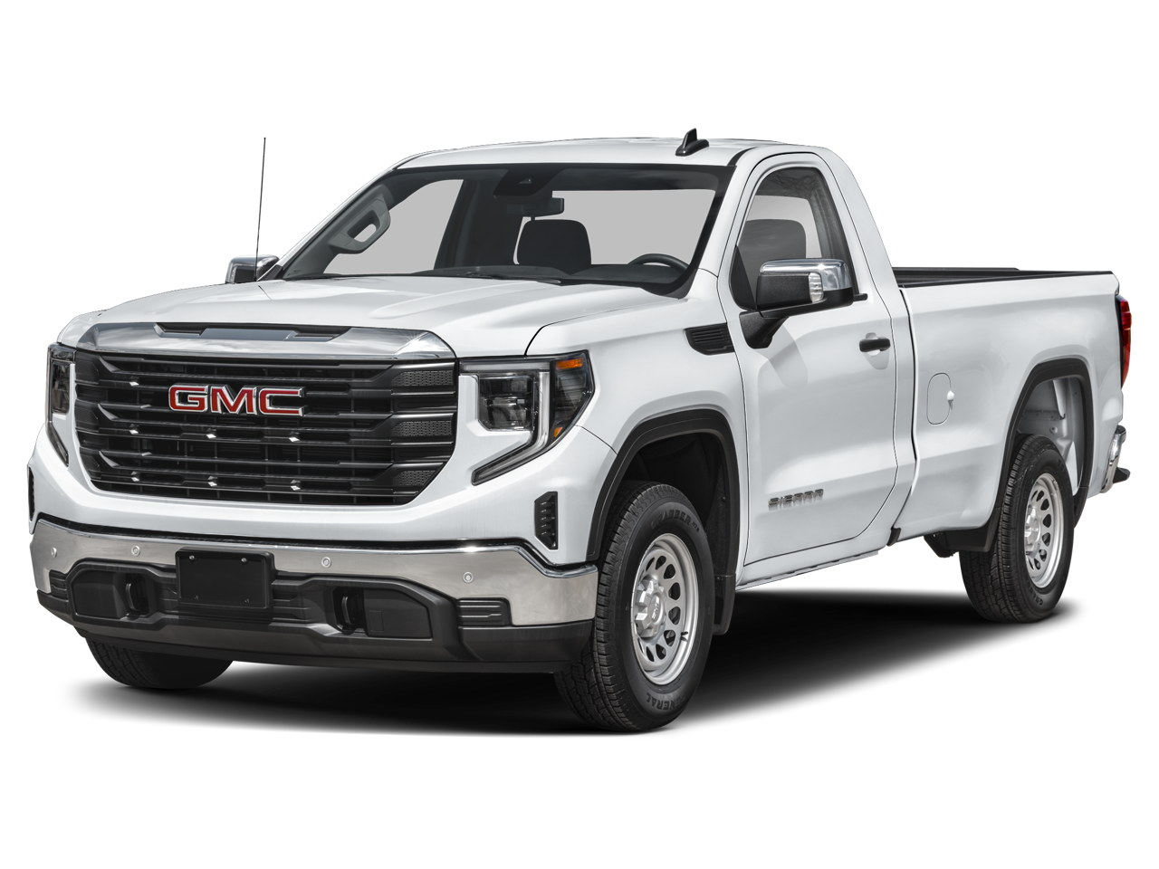 2026 GMC Sierra 1500 Pro in Sterling Metallic — front three-quarter view