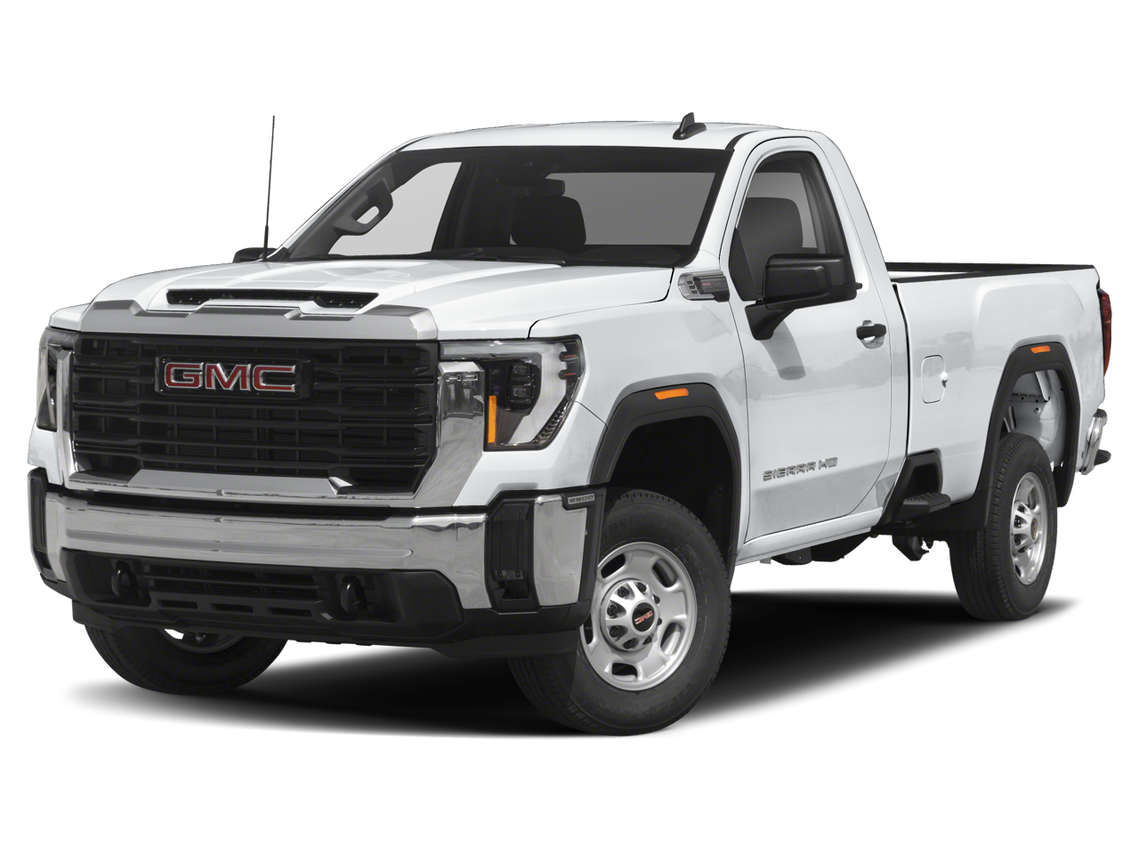 2026 GMC Sierra 2500 HD Pro in Sterling Metallic — front three-quarter view