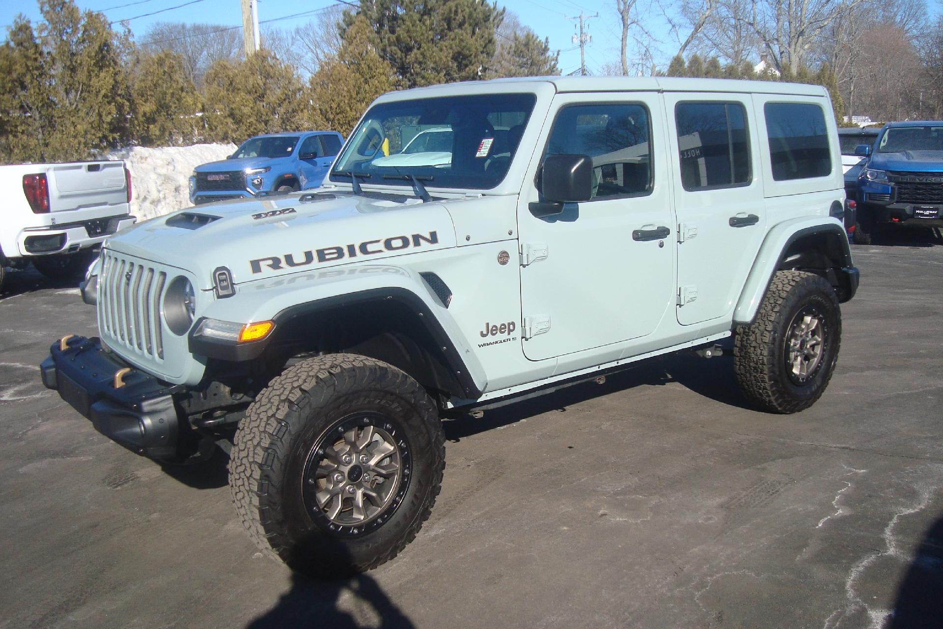 2023 Jeep Wrangler Base in Gray — front three-quarter view